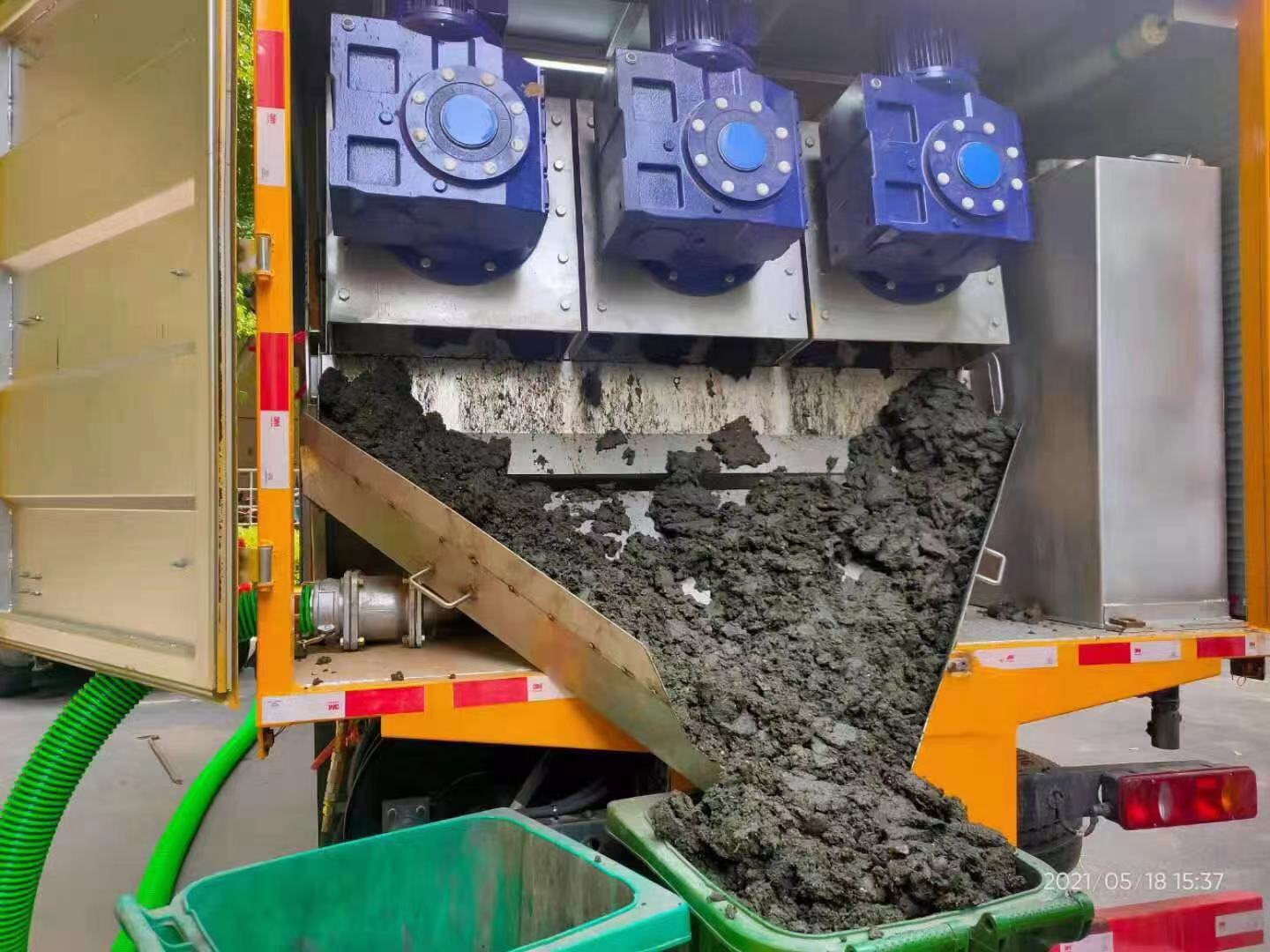 诸暨化粪池清掏城市维护站-泥浆净化干湿分离处理